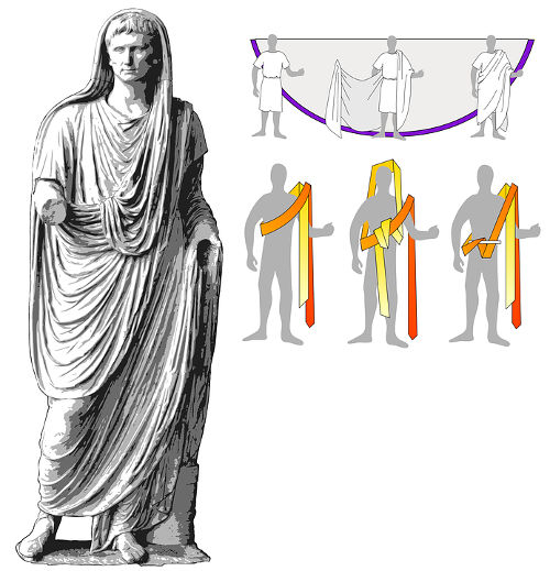 How to wear a toga
